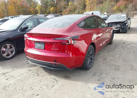 2025 Tesla Model 3 Long Range All-Wheel Drive из США, поврежденный, VIN 5YJ3E1EB6SF897442